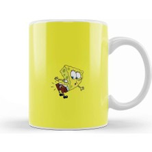 Baskı Dükkanı Sünger Bob Sponge Bob 010 Kupa Bardak Porselen