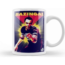 Baskı Dükkanı The Big Bang Theory Bazinga 01 Kupa Bardak Porselen