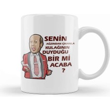 Baskı Dükkanı Incinmişsin Dedi Kupa Bardak Porselen