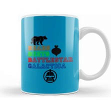 Baskı Dükkanı Bears Beets Battlestar Galactica 02 Kupa Bardak Porselen