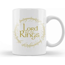 Baskı Dükkanı Yüzüklerin Efendisi Logo Kupa Bardak Porselen