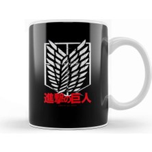 Baskı Dükkanı Attack On Titan Pride 2 Kupa Bardak Porselen