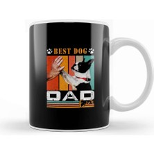 Baskı Dükkanı Best Dog Dad Ever Köpek 02 Kupa Bardak Porselen
