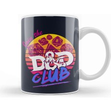 Baskı Dükkanı Join The D And D Club Kupa Bardak Porselen