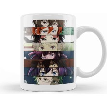 Baskı Dükkanı Classic Bungo Stray Dogs Japanese Anime Manga Characters Kupa Bardak Porselen