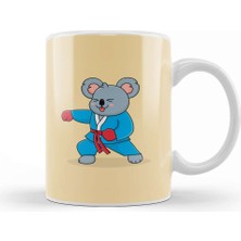 Baskı Dükkanı Dabbing Koala Brazilian Jiu Jitsu Bjj Gift 03 Kupa Bardak Porselen