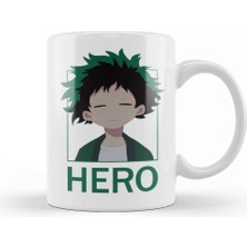 Baskı Dükkanı My Hero Academia Deku Hero Kupa Bardak Porselen