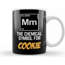 Baskı Dükkanı Elements For A Delicious Cookie Kupa Bardak Porselen