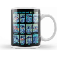 Baskı Dükkanı Disney Lilo Stitch Emotions Of Stitch Panels Kupa Bardak Porselen