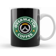 Baskı Dükkanı Overwatch Coffee Starbucks Kupa Bardak Porselen