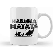 Baskı Dükkanı Hakuna Matata 01 Kupa Bardak Porselen
