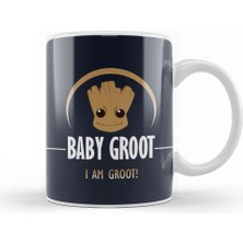 Baskı Dükkanı Guardians Of The Galaxy Baby Groot I Am Groot Kupa Bardak Porselen