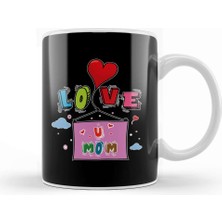 Baskı Dükkanı Annelere Hediye Kupa Bardak Porselen