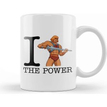 Baskı Dükkanı He Man I Love The Power Masters Of Universe Kupa Bardak Porselen