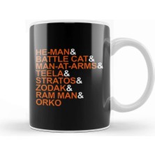 Baskı Dükkanı He Man And The Masters Of Universe Names Kupa Bardak Porselen