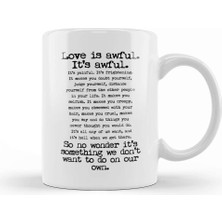 Baskı Dükkanı Fleabag Love Quote Fleabag Wedding Speech Kupa Bardak Porselen