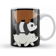 Baskı Dükkanı We Bare Bears 02 Kupa Bardak Porselen
