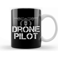 Baskı Dükkanı Cute Drone Pilot Funny Drone Lovers Kupa Bardak Porselen