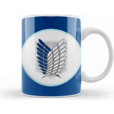 Baskı Dükkanı Attack On Titan Kupa Bardak Porselen