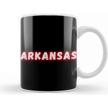 Baskı Dükkanı Arkansas Kupa Bardak Porselen
