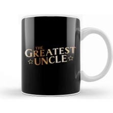 Baskı Dükkanı The Greatest Uncle Kupa Bardak Porselen