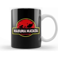 Baskı Dükkanı Hakuna Matata Kupa Bardak Porselen