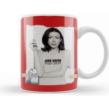 Baskı Dükkanı Joan Didion Rip Kupa Bardak Porselen