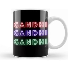 Baskı Dükkanı Gandhi Quotes Gifts Vintage Retro Rainbow Style Kupa Bardak Porselen