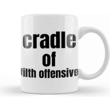 Baskı Dükkanı Cradle Of Filth Offensive Kupa Bardak Porselen