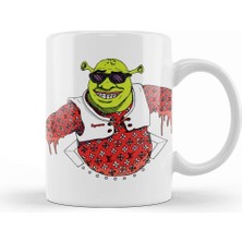 Baskı Dükkanı Unleash Shrek Kupa Bardak Porselen