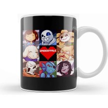 Baskı Dükkanı Undertale Friends 02 Kupa Bardak Porselen