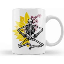 Baskı Dükkanı Funny Bones And Botany Kupa Bardak Porselen