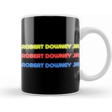 Baskı Dükkanı Robert Downey Jr Artwork Kupa Bardak Porselen