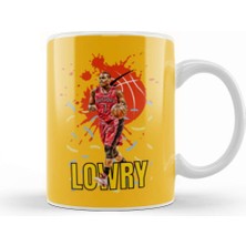Baskı Dükkanı Kyle Lowry Vintage Art Legend Basketball Gift Vintage Retro Style Kupa Bardak Porselen