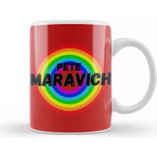 Baskı Dükkanı Pete Maravich Basketball Gifts Vintage Retro Rainbow Quotes For Boys And Dad Kupa Bardak Porselen