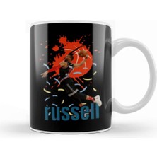 Baskı Dükkanı Russell Westbrook Russell Westbrook Vintage Art Legend Basketball Gift Vintage Retro Style Kupa Bardak Porselen