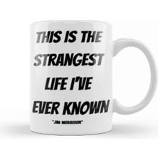 Baskı Dükkanı Jim Morrison Quotes Gift Vintage Retro Rainbow Style Kupa Bardak Porselen