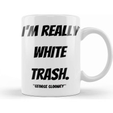 Baskı Dükkanı George Clooney Quotes Gift Vintage Retro Rainbow Style Kupa Bardak Porselen