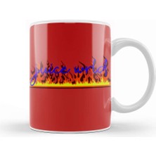 Baskı Dükkanı Juice Wrld 999 Logo Merch Kupa Bardak Porselen