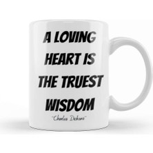 Baskı Dükkanı Charles Dickens Quotes Gift Vintage Retro Rainbow Style Kupa Bardak Porselen