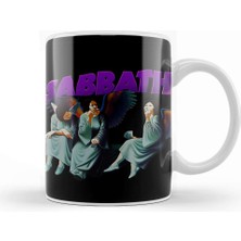 Baskı Dükkanı Heaven And Hell Sabbath Kupa Bardak Porselen