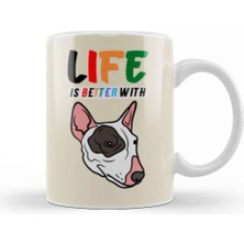 Baskı Dükkanı Funny Dog Lover Gift For Men Kupa Bardak Porselen