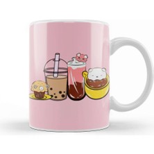 Baskı Dükkanı Funny Coffee Drin Ks Art Lover Gift Quote Vintage Retro Rainbow Style Kupa Bardak Porselen