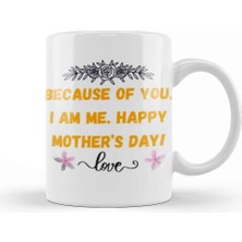 Baskı Dükkanı Mother’s Day Sayings & Quotes For Mom 2021 Kupa Bardak Porselen