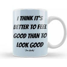 Baskı Dükkanı Tom Hanks Quotes Gifts Vintage Retro Rainbow Style Kupa Bardak Porselen