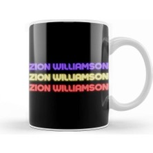 Baskı Dükkanı Zion Williamson Basketball Gifts Vintage Retro Rainbow Quotes For Boys And Dad Kupa Bardak Porselen