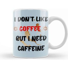 Baskı Dükkanı Funny Coffee Drinks Art Lover Gift Quote Vintage Retro Rainbow Style Kupa Bardak Porselen