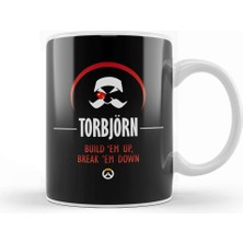 Baskı Dükkanı Torbjorn Build Em Up Break Em Down Overwatch Kupa Bardak Porselen