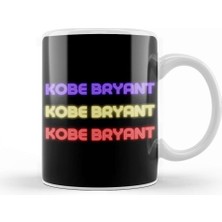 Baskı Dükkanı Kobe Bryant Basketball Gifts Vintage Retro Rainbow Quotes For Boys And Dad Kupa Bardak Porselen