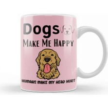 Baskı Dükkanı Funny Dog Lover Gift For Men Kupa Bardak Porselen